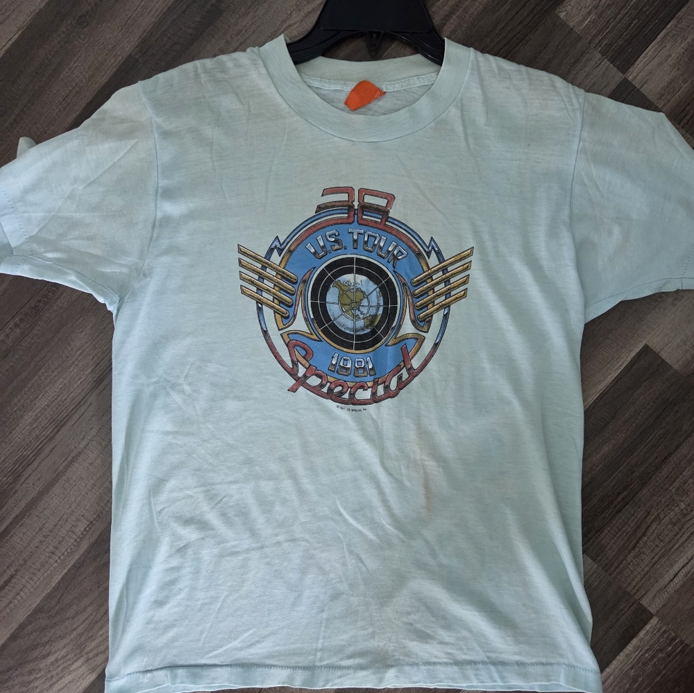 Vintage 1981 38 Special Concert Single Stitch Paper Thin Tshirt